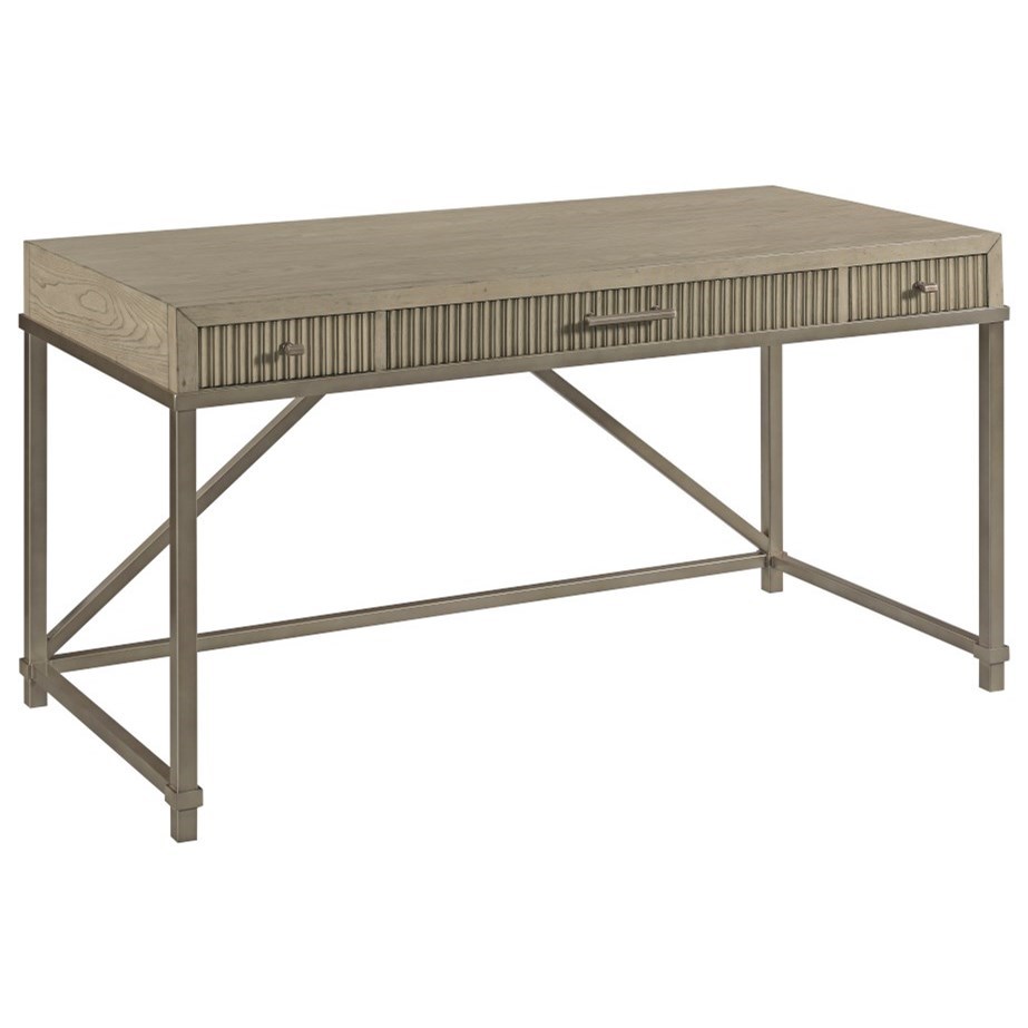 American Drew West Fork 924 940 Farmhouse 3 Drawer Bailey Writing